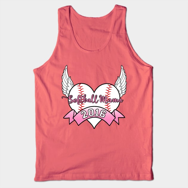 Softball Mama 2016 Tank Top by joshp214